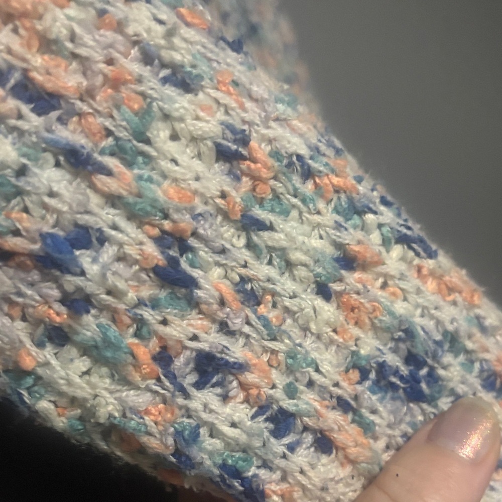 Elegant Multicolor Knit Women's Sweater - Picture 2 of 3